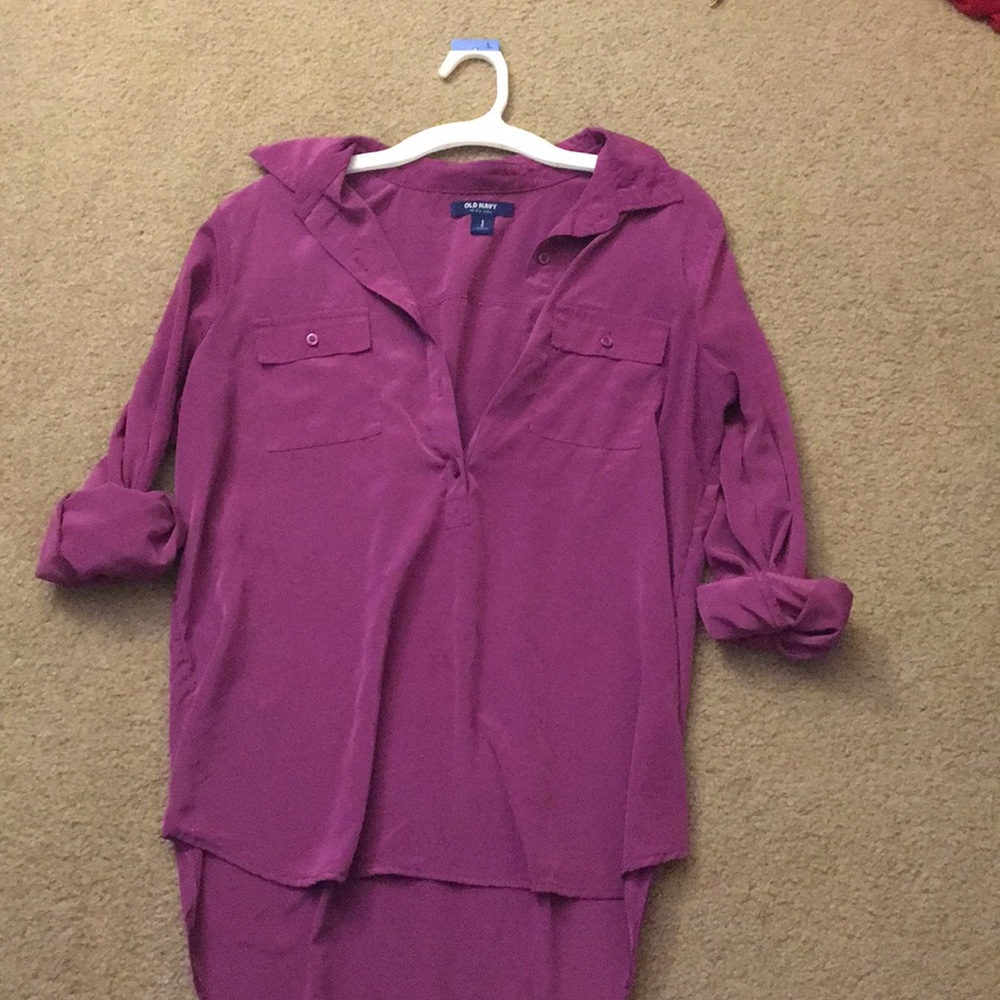Silk blouse.